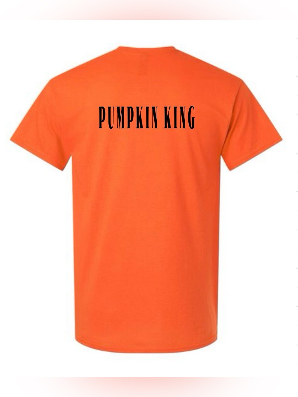 Pumpkin King Black Jack-O'-Lantern T-shirt unisex - Picture 4 of 7